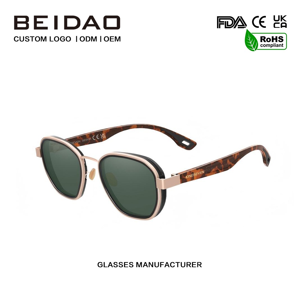 Κλασικά αντανακλαστικά πολωμένα γυαλιά ηλίου από αλουμίνιο