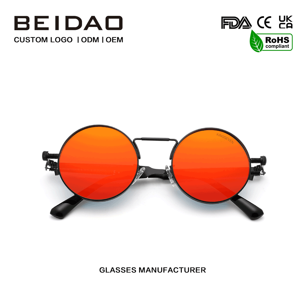 Designer Red UV400 Protection Polarized Metal Frame γυαλιά ηλίου