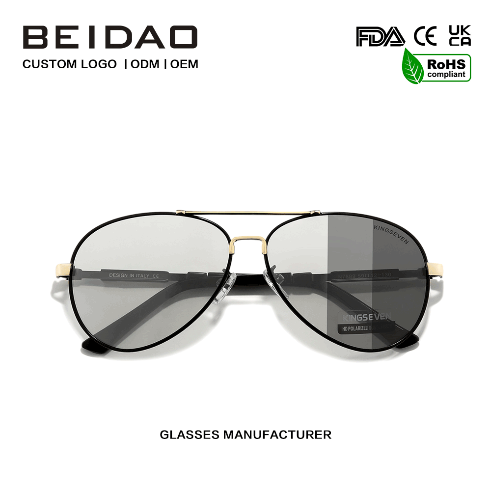 Μόδα γυαλιά ηλίου από αλουμίνιο Polarized Full Rim