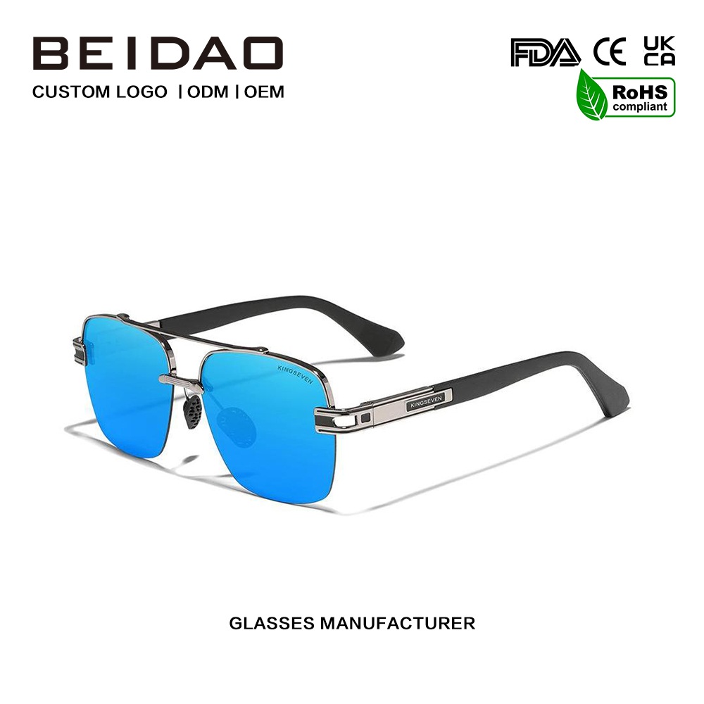 Πολυτελή για άντρες Πολύχρωμα ρετρό πολωμένα γυαλιά ηλίου