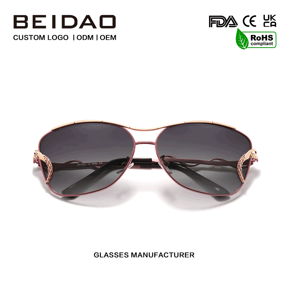 Πολυτελή Vintage γυαλιά ηλίου Full Rim Gradient Polarized