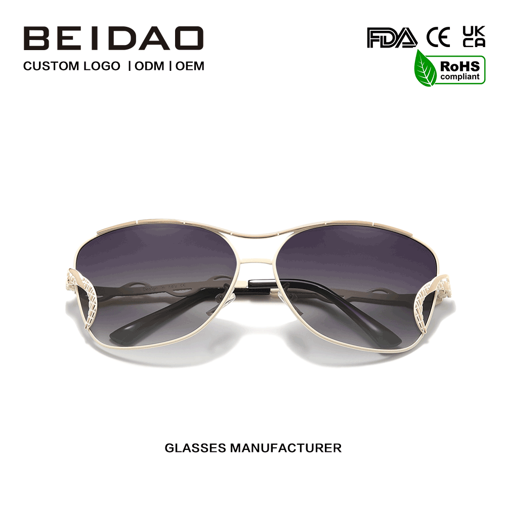 Σύγχρονα γυαλιά ηλίου Big Full Rim Gradient UV400 Protection