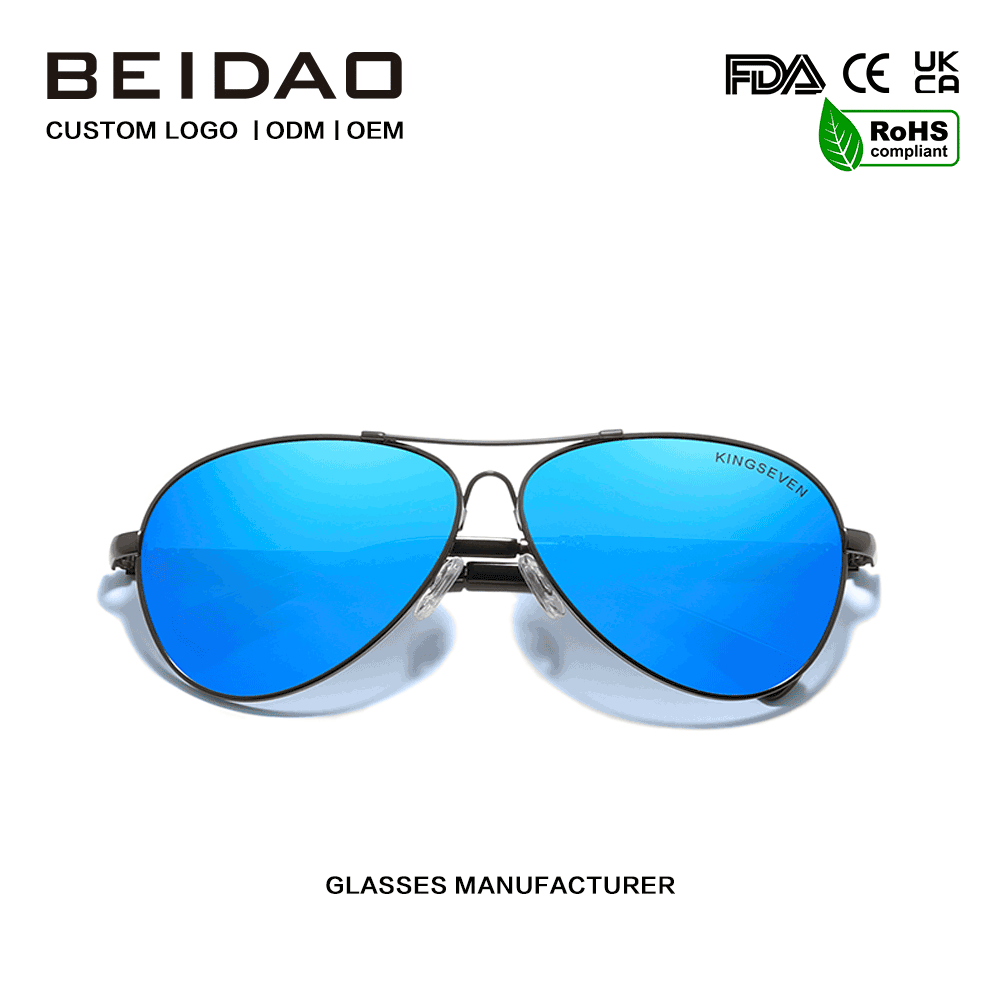 Σύγχρονα γυαλιά ηλίου οδήγησης Polarized UV400 με σκελετό από κράμα
